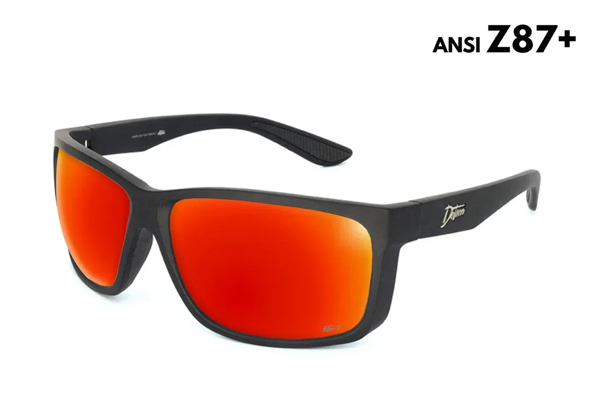 One Revolver Surfboards - Breach - Matte Black - Red Sunset Polarized ANSI Z87+ Breach