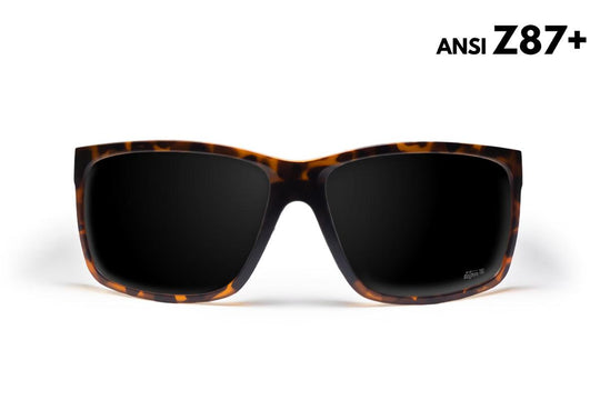 One Revolver Surfboards - Breach - Tortoise Shell - Jet Black Polarized ANSI Z87+ Breach