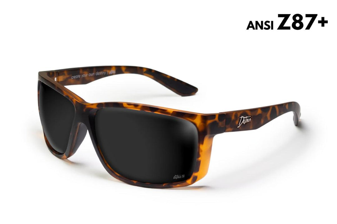 One Revolver Surfboards - Breach - Tortoise Shell - Jet Black Polarized ANSI Z87+ Breach