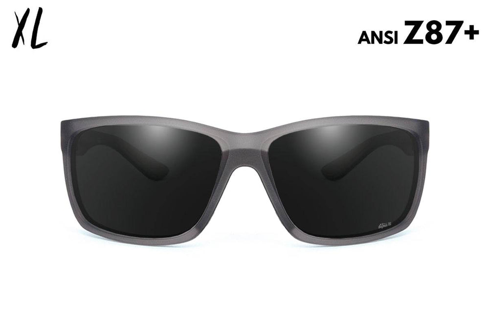 Breach XL - Frosted Gray - Jet Black Polarized ANSI Z87+ - Breach XL - One Revolver Surfboards