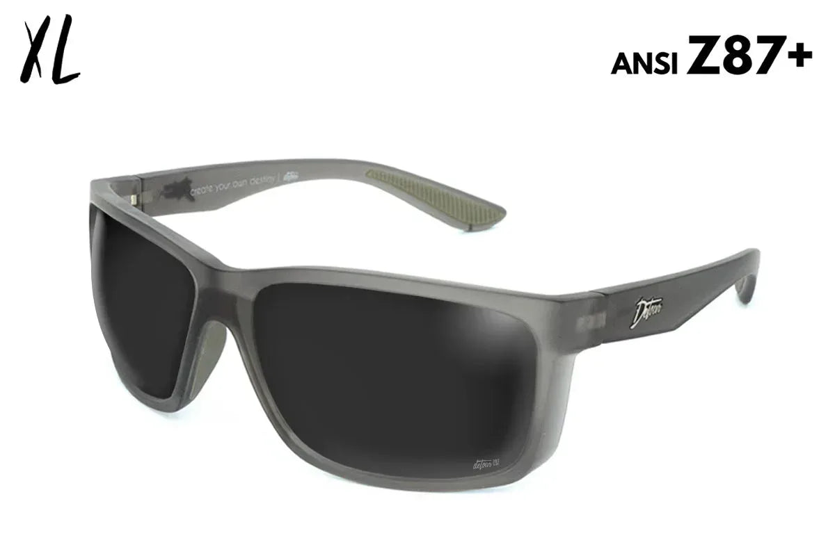One Revolver Surfboards - Breach XL - Frosted Gray - Jet Black Polarized ANSI Z87+ Breach XL