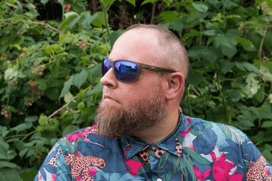 Breach XL - Frosted Gray - Deep Blue Polarized ANSI Z87+ - One Revolver Surfboards