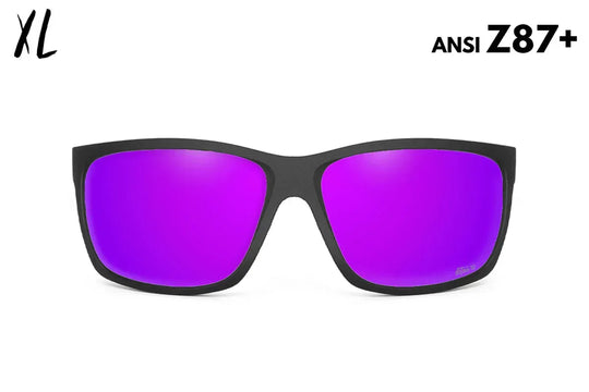 One Revolver Surfboards - Breach XL - Matte Black - Purple Polarized ANSI Z87+ Breach XL