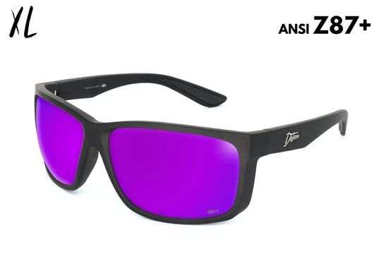 One Revolver Surfboards - Breach XL - Matte Black - Purple Polarized ANSI Z87+ Breach XL