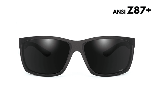 Breach - Matte Black - Jet Black Polarized ANSI Z87+ - One Revolver Surfboards