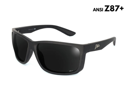 Breach - Matte Black - Jet Black Polarized ANSI Z87+ - One Revolver Surfboards