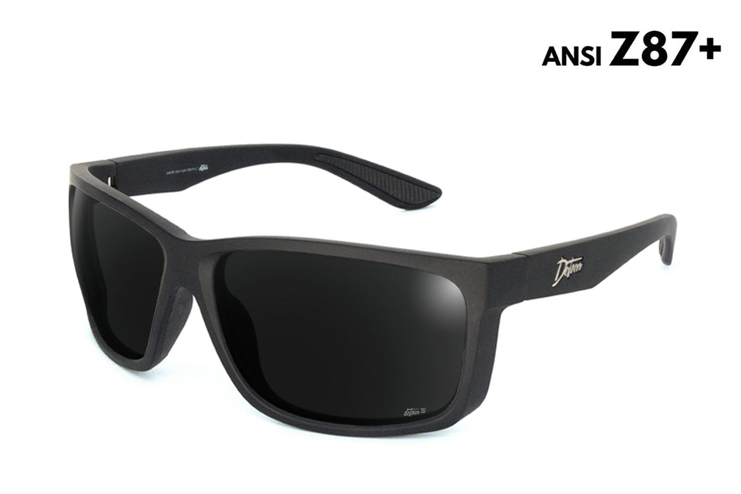 Breach - Matte Black - Jet Black Polarized ANSI Z87+