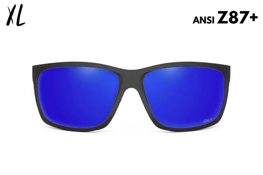 One Revolver Surfboards - Breach XL - Matte Black - Deep Blue Polarized ANSI Z87+ Breach XL