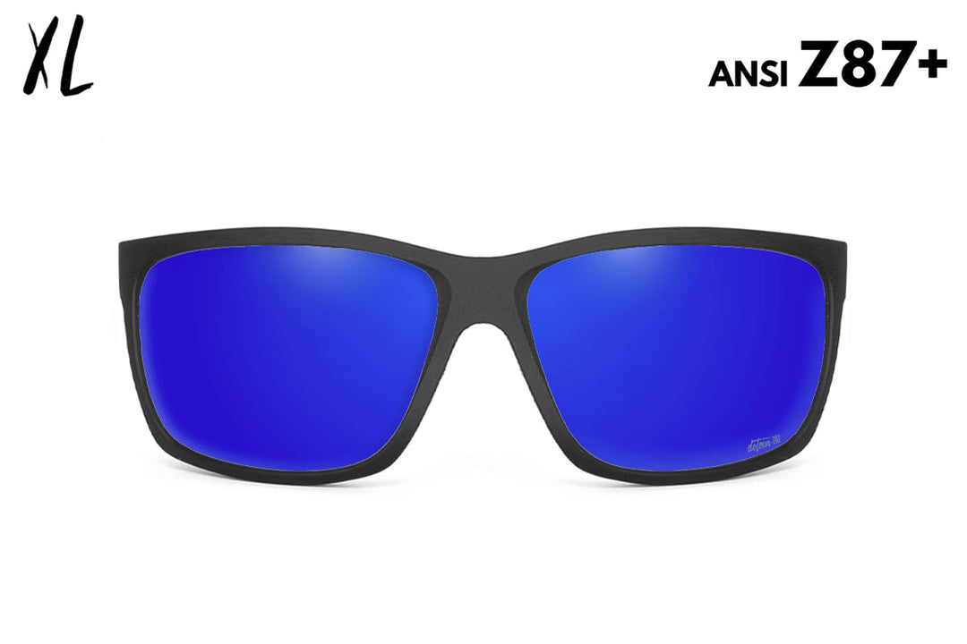Breach XL - Matte Black - Deep Blue Polarized ANSI Z87+