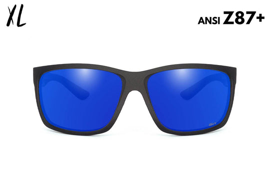 Breach XL - Matte Black - Deep Blue Polarized ANSI Z87+ - One Revolver Surfboards