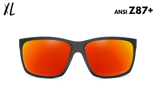 One Revolver Surfboards - Breach XL - Matte Black - Red Sunset Polarized ANSI Z87+ Breach XL