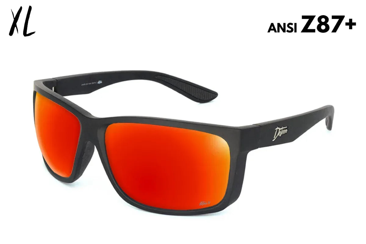 One Revolver Surfboards - Breach XL - Matte Black - Red Sunset Polarized ANSI Z87+ Breach XL