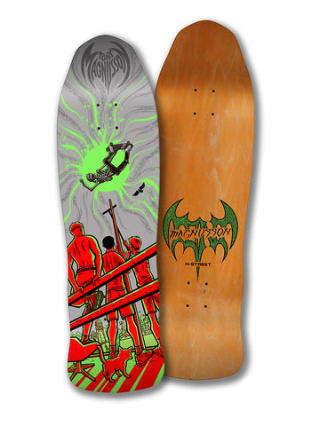 H-STREET MAGNUSSON "DEAD MAN FLYING" 9.5" SKATEBOARD DECK - One Revolver Surfboards