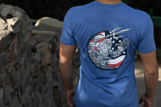 Patriotic Retro T-Shirt - One Revolver Surfboards