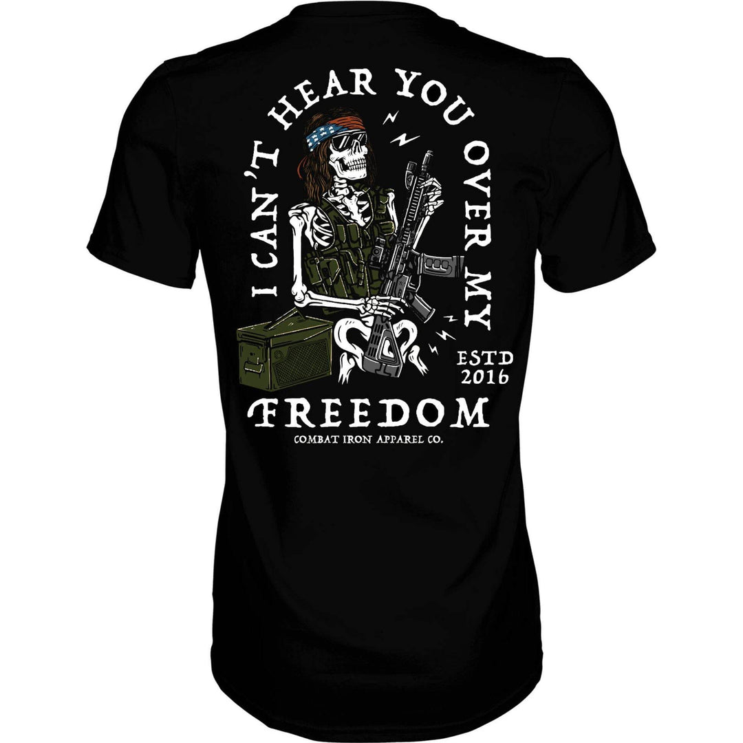 I Can't Hear You Over My Freedom AR Guitar Men's T-Shirt - One Revolver Surfboards