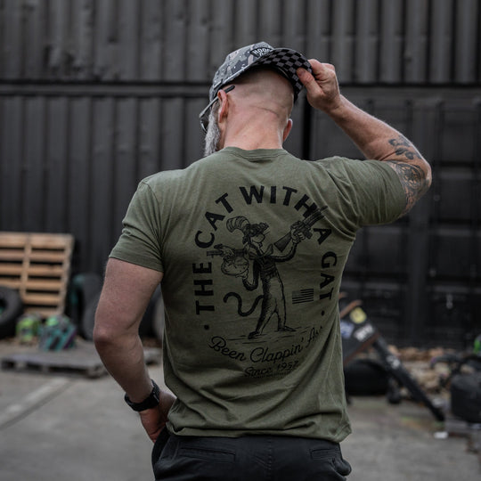 The Cat With A Gat Remix Men's T-Shirt