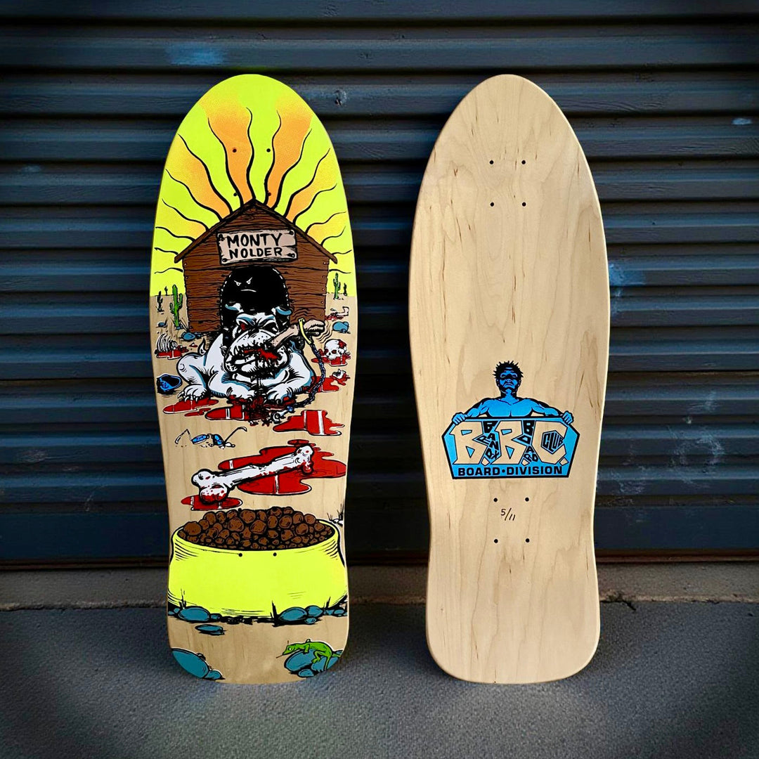 Monty Nolder Bulldog #2 Limited Edition BBC Deck 10.25”x31” HAND-PAINTED (1 of 11)