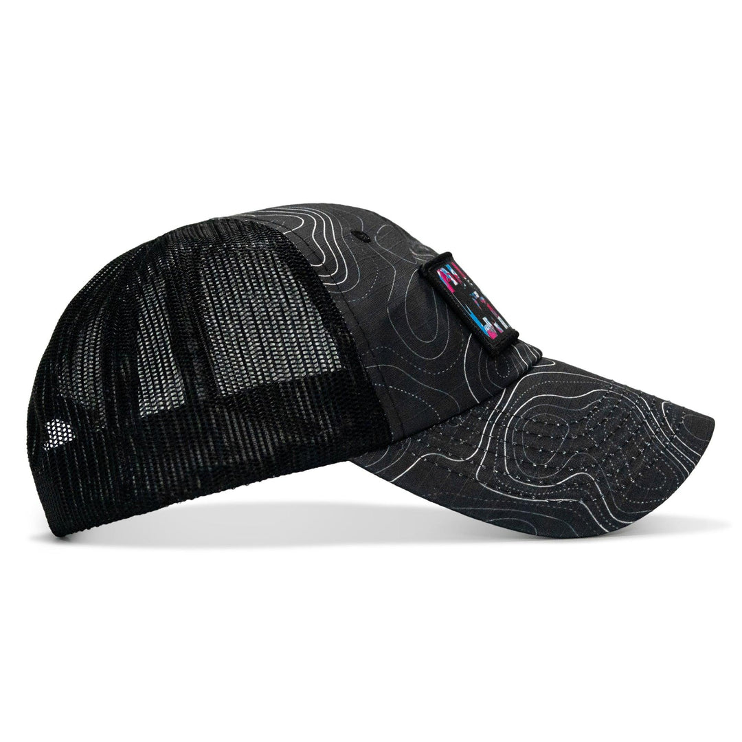 One Revolver Surfboards - Chaos Hawaiian Patch Tactical Ripstop Mesh Snapback Hat HEADWEAR