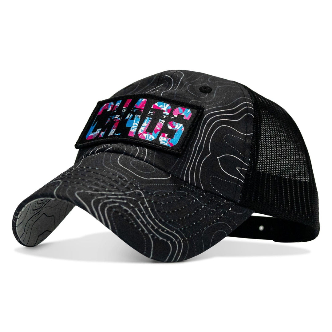 One Revolver Surfboards - Chaos Hawaiian Patch Tactical Ripstop Mesh Snapback Hat HEADWEAR
