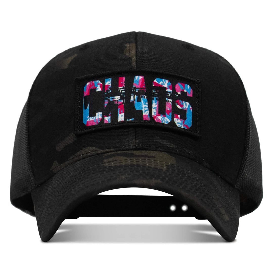 One Revolver Surfboards - Chaos Hawaiian Patch Snapback Hat HEADWEAR