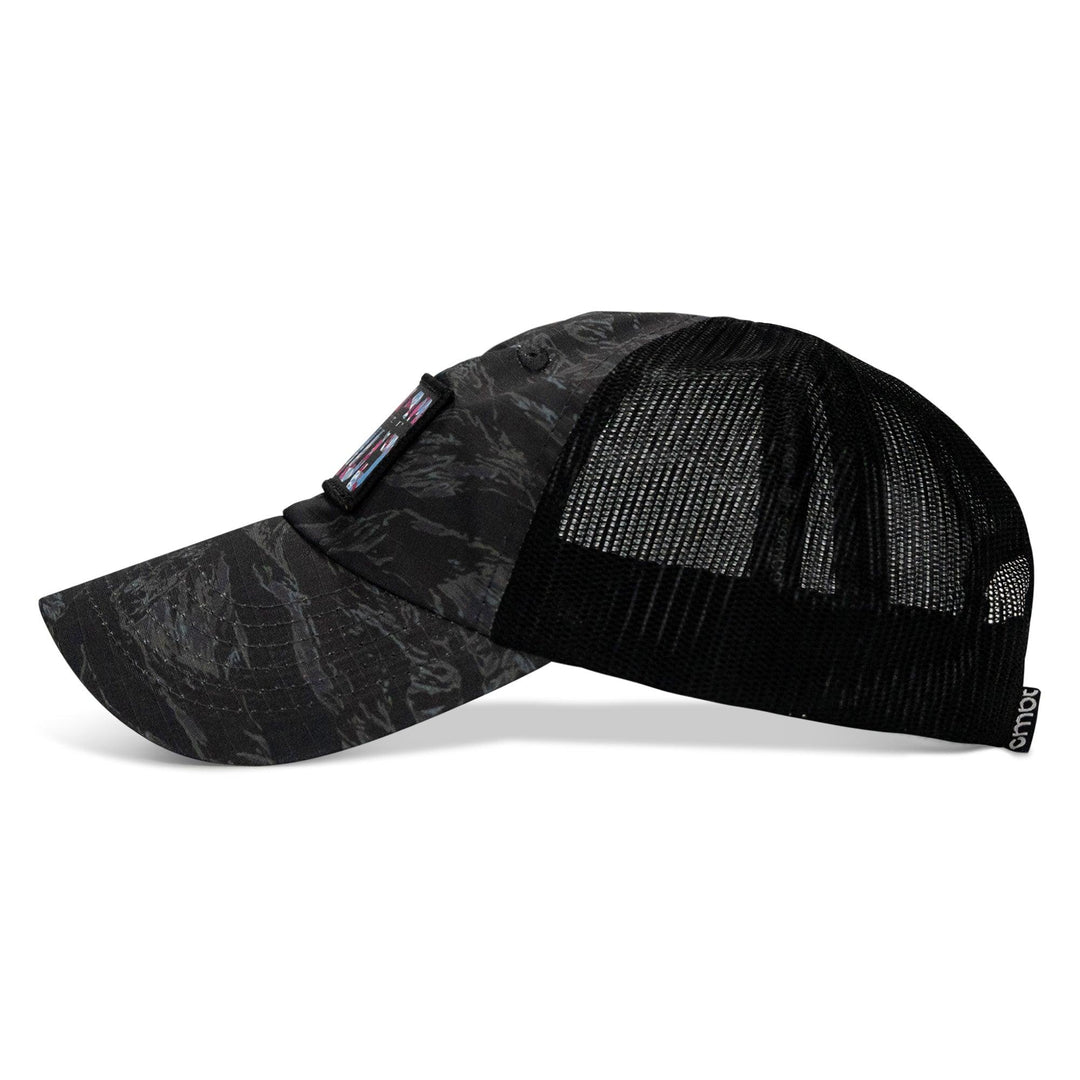 One Revolver Surfboards - Chaos Hawaiian Patch Tactical Ripstop Mesh Snapback Hat HEADWEAR