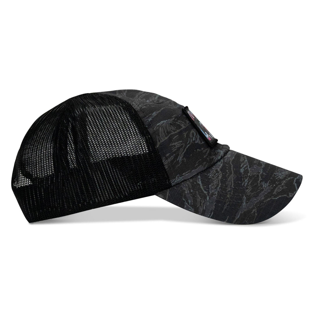 One Revolver Surfboards - Chaos Hawaiian Patch Tactical Ripstop Mesh Snapback Hat HEADWEAR
