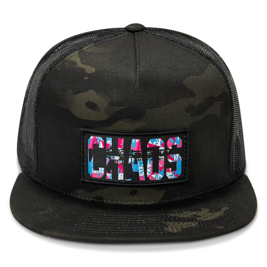 Chaos Hawaiian Flatbill SnapBack Hat