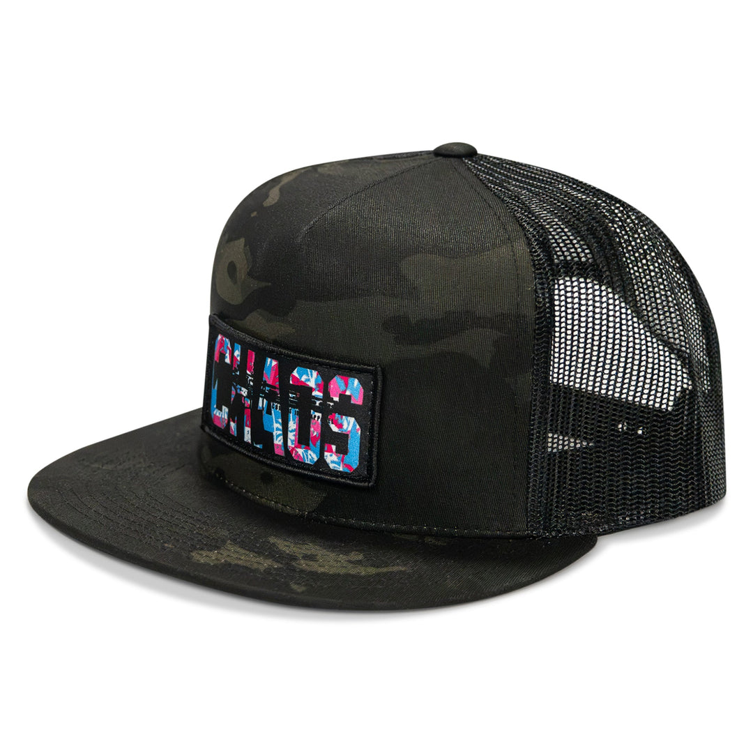 Chaos Hawaiian Flatbill SnapBack Hat