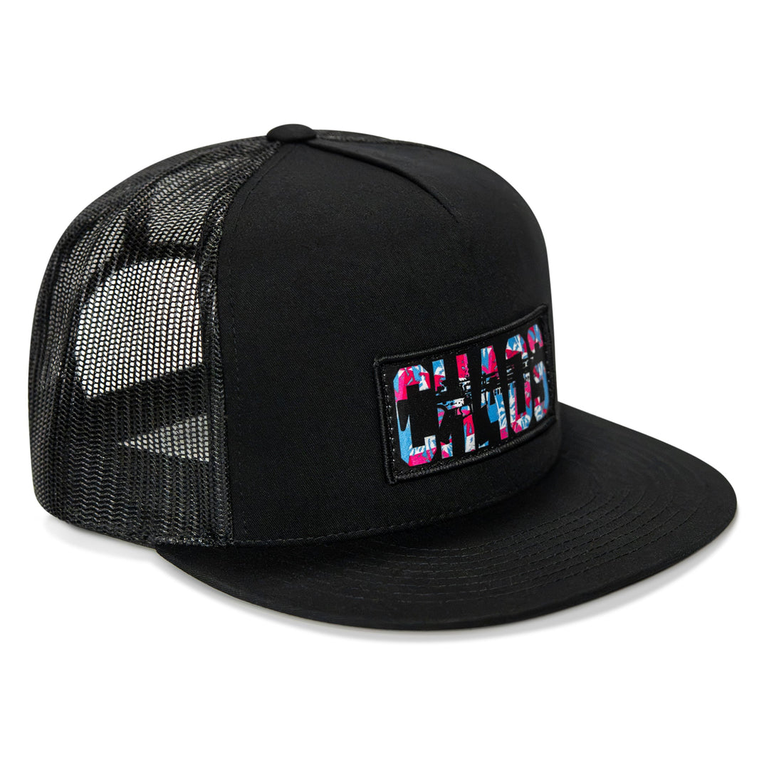 Chaos Hawaiian Flatbill SnapBack Hat