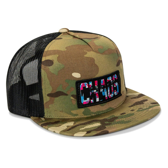 Chaos Hawaiian Flatbill SnapBack Hat