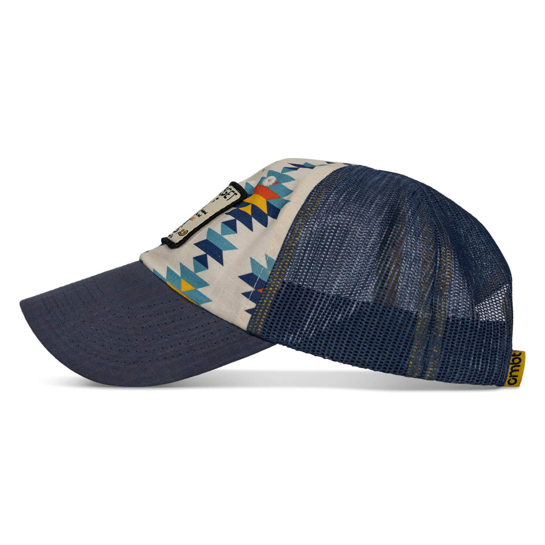 Cheaters Get Heaters Cowboy Patch Ripstop Mesh Snapback Hat - One Revolver Surfboards
