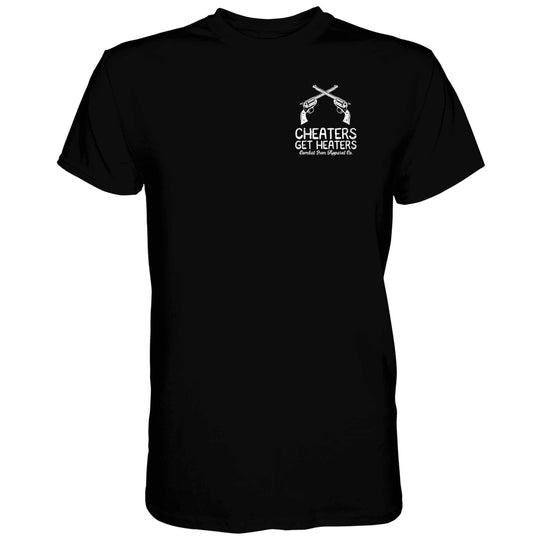 Cheaters Get Heaters Cowboy Edition Men's T-Shirt - One Revolver Surfboards