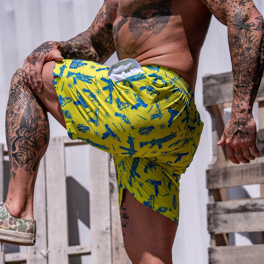 Men's V3 Performance Training Shorts | FREEDOM KEEPER EDITION - One Revolver Surfboards