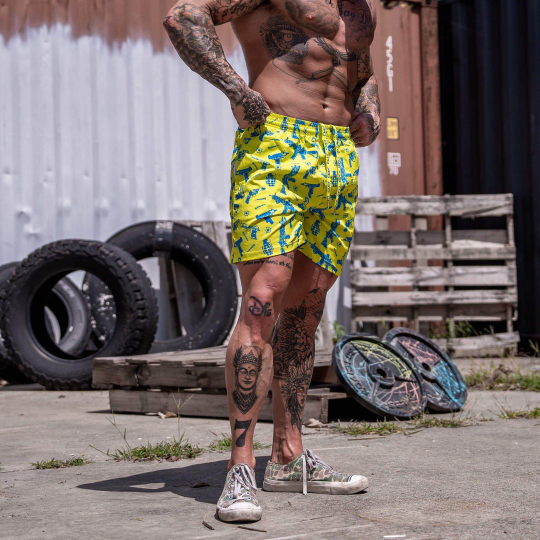 Men's V3 Performance Training Shorts | FREEDOM KEEPER EDITION - One Revolver Surfboards