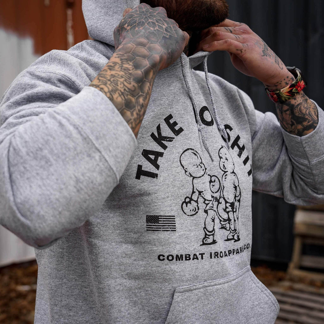 Take No Shit Men's Fleece Lined Hoodie - One Revolver Surfboards