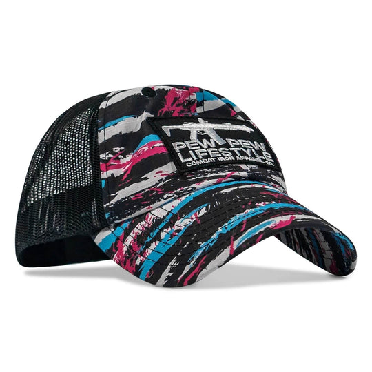Ripstop PEW PEW LIFESTYLE Patch Low Profile Snapback Hat - One Revolver Surfboards