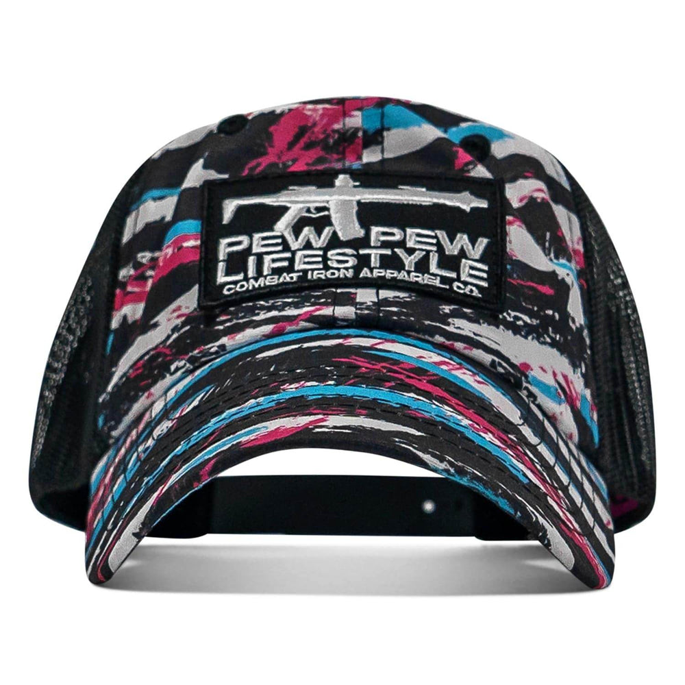 Ripstop PEW PEW LIFESTYLE Patch Low Profile Snapback Hat - One Revolver Surfboards