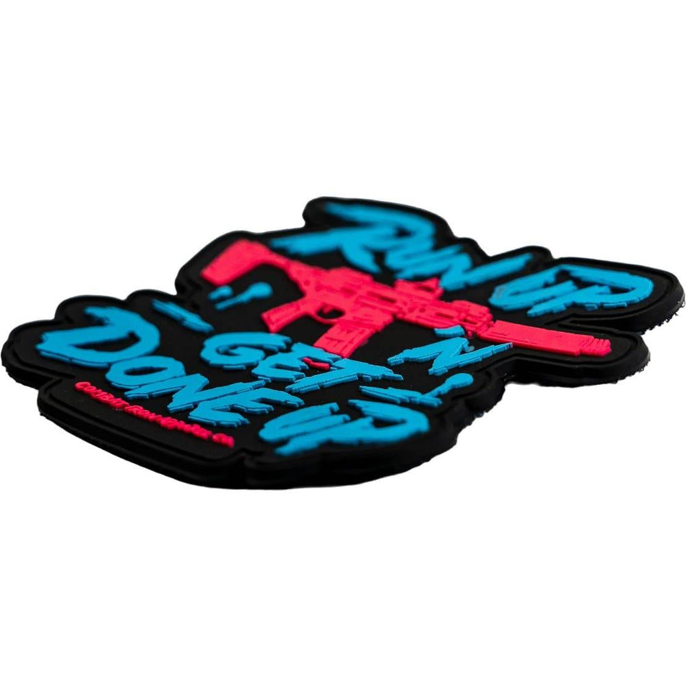 Run Up 'n Get Done Up PVC Patch - PVC VELCRO PATCH - One Revolver Surfboards