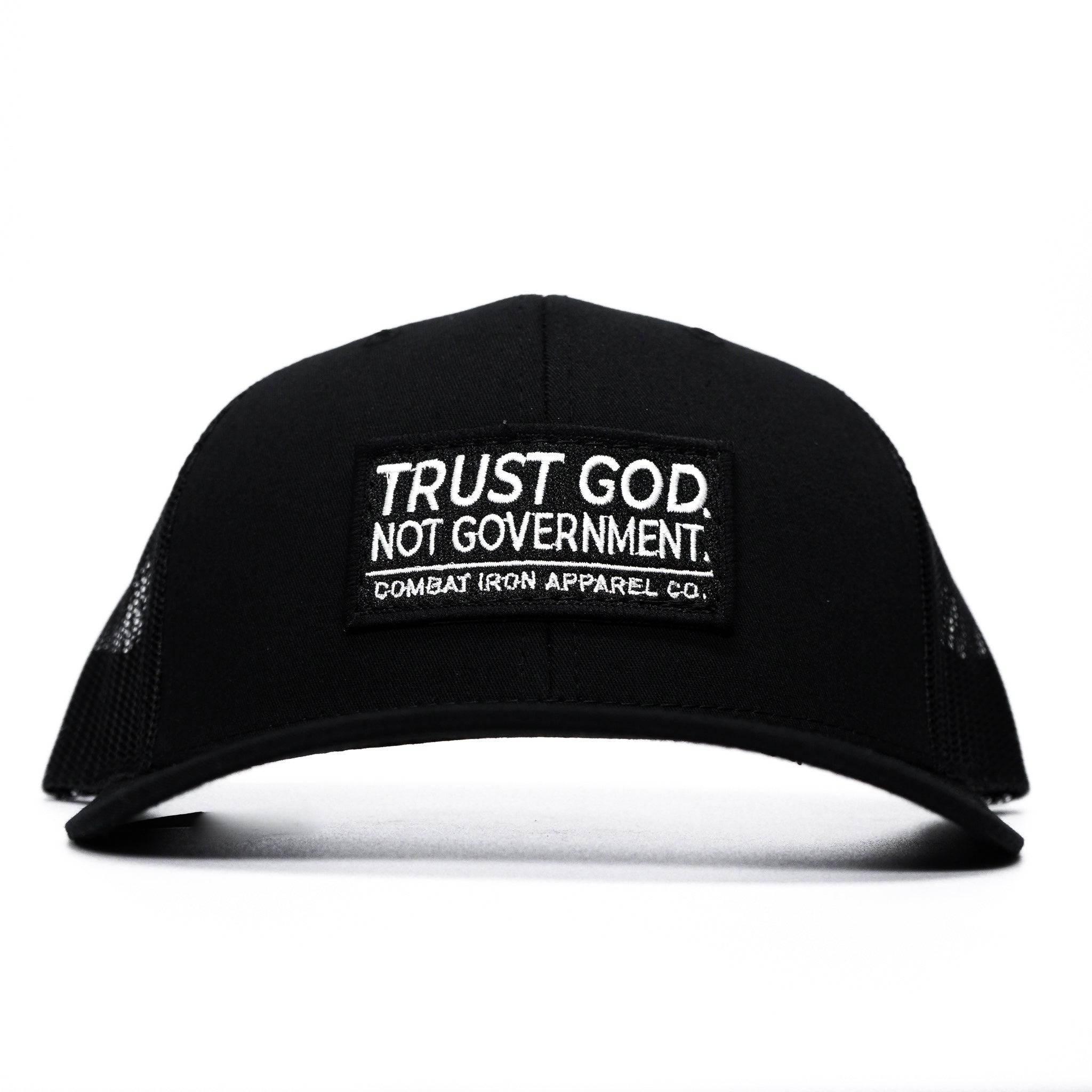 One Revolver Surfboards - Trust God. Not Government. Mid-Profile Mesh Snapback HEADWEAR