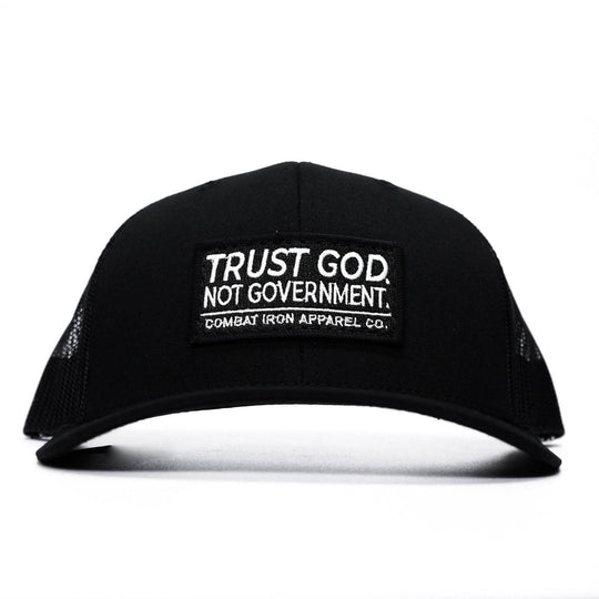 One Revolver Surfboards - Trust God. Not Government. Mid-Profile Mesh Snapback HEADWEAR
