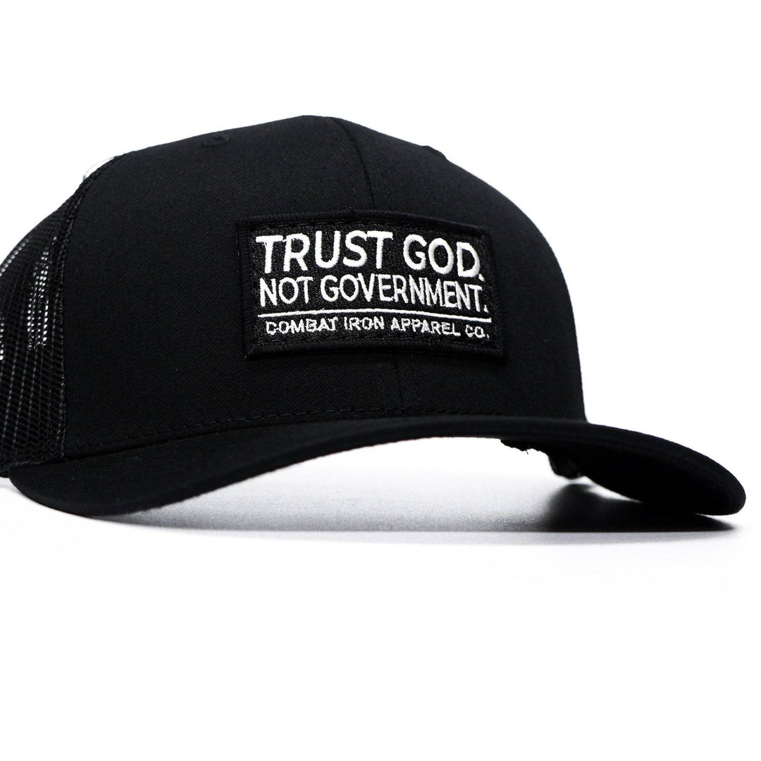 Trust God. Not Government. Mid-Profile Mesh Snapback - One Revolver Surfboards