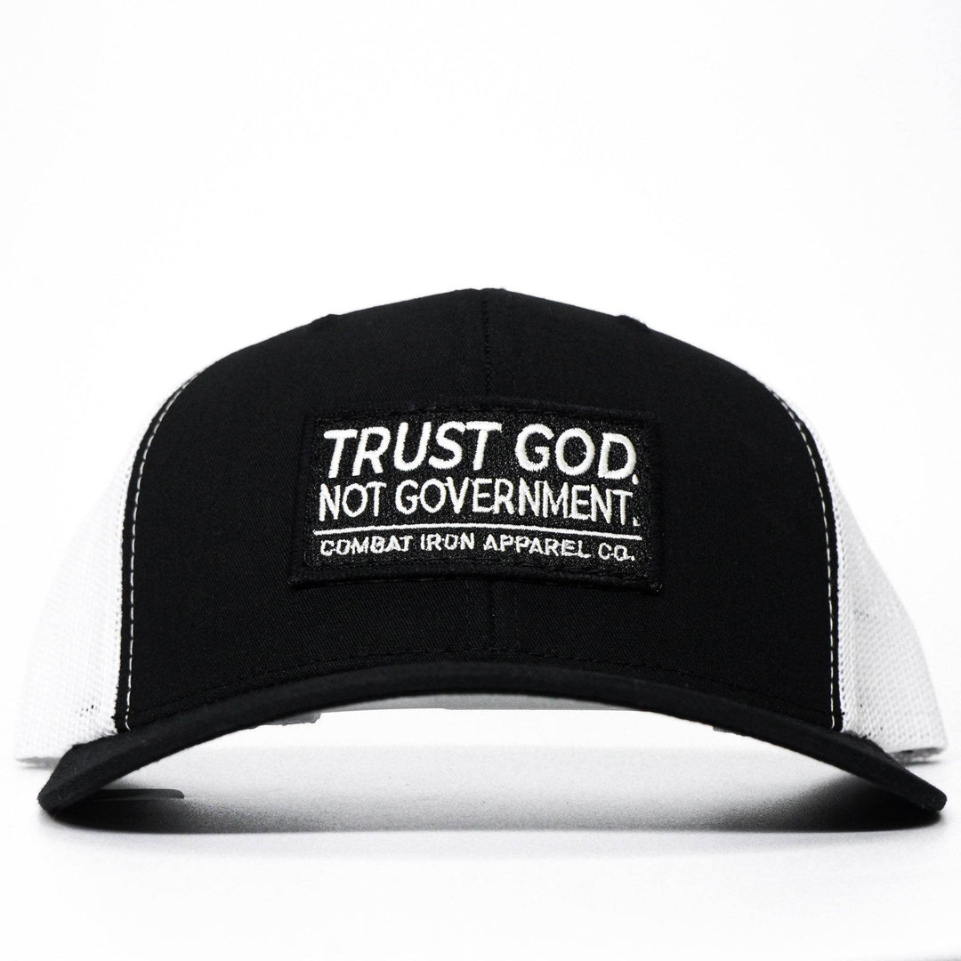 Trust God. Not Government. Mid-Profile Mesh Snapback - One Revolver Surfboards