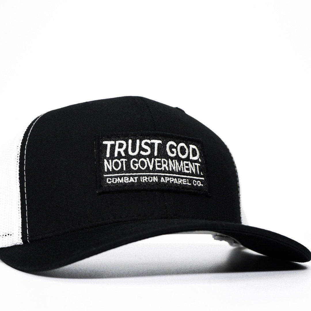 Trust God. Not Government. Mid-Profile Mesh Snapback - One Revolver Surfboards