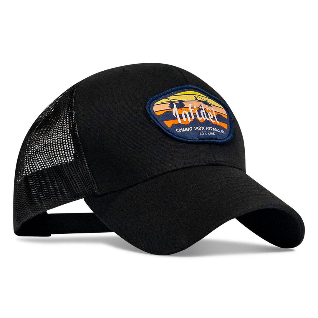 Infidel Helicopter Mountain Scene Patch Snapback Hat - One Revolver Surfboards
