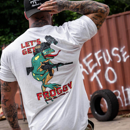 Let's Get Froggy Operator Style Men's T-Shirt - One Revolver Surfboards