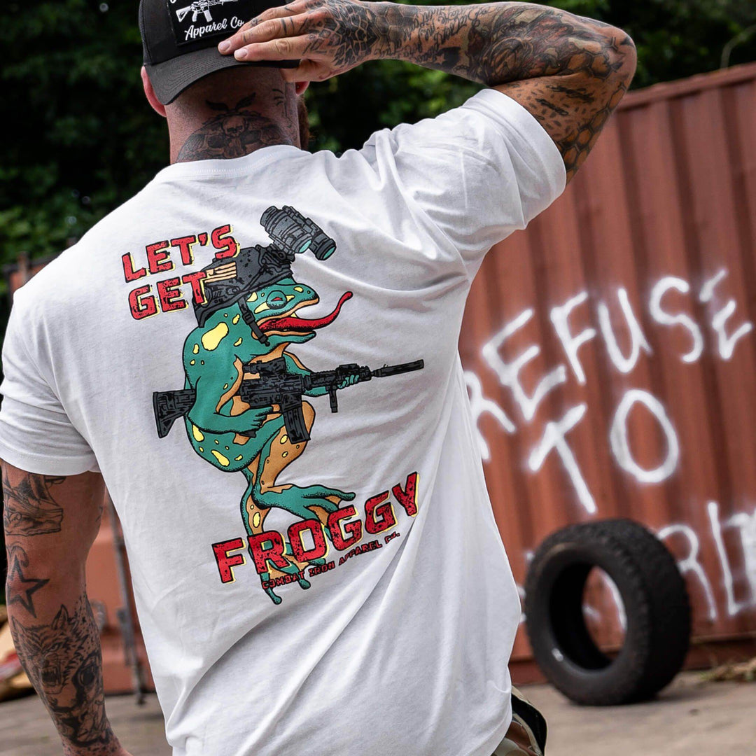 Let's Get Froggy Operator Style Men's T-Shirt - One Revolver Surfboards