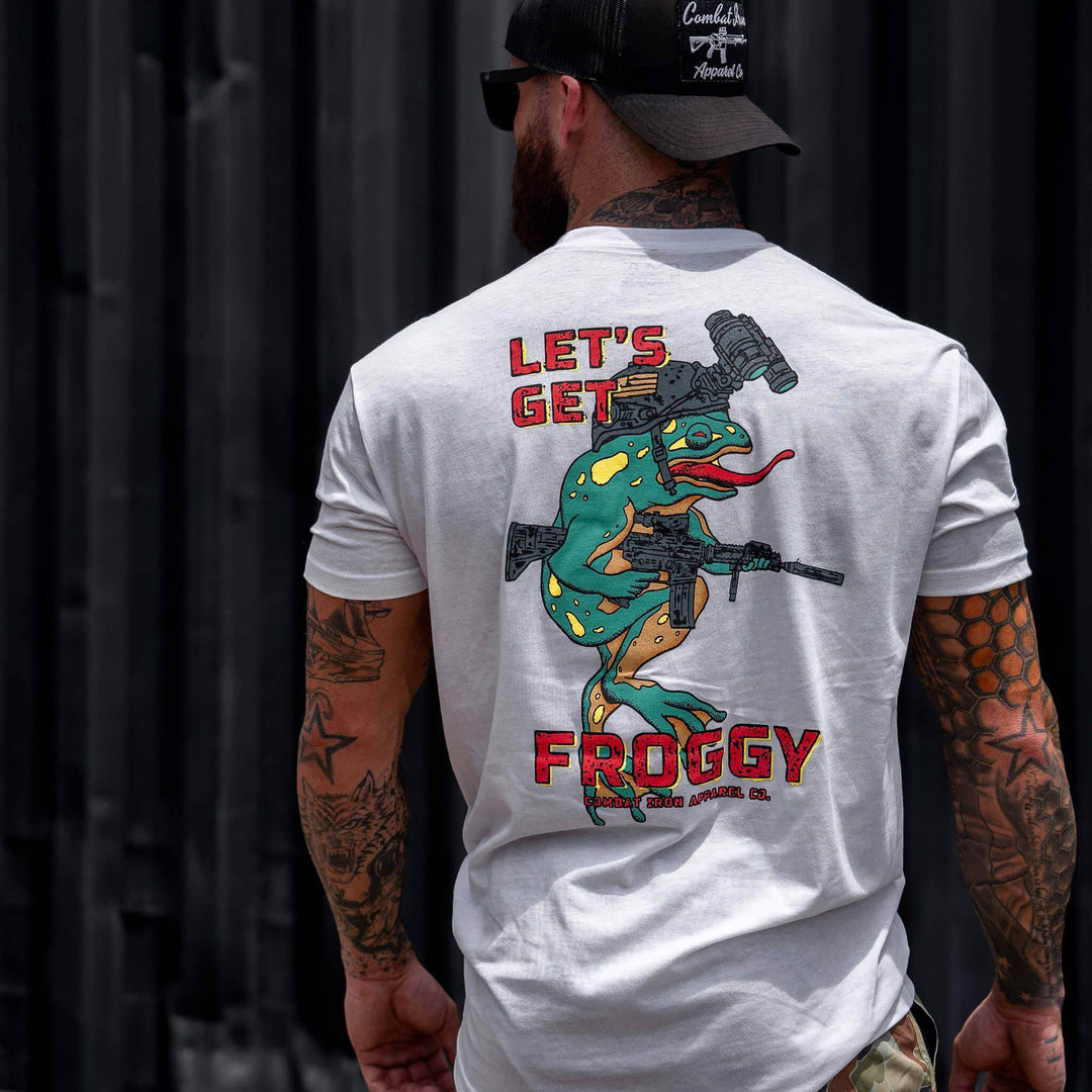Let's Get Froggy Operator Style Men's T-Shirt - One Revolver Surfboards
