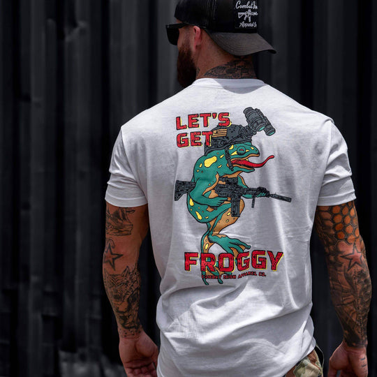 Let's Get Froggy Operator Style Men's T-Shirt - One Revolver Surfboards