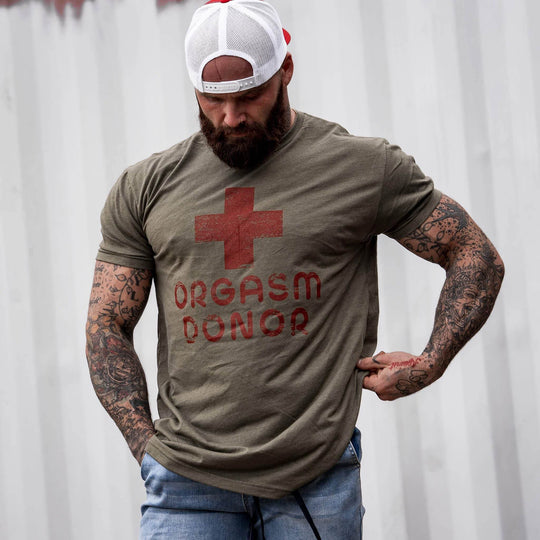 Orgasm Donor Men's T-Shirt - One Revolver Surfboards