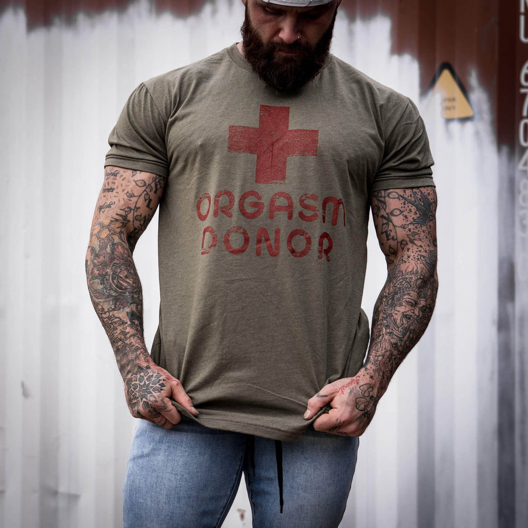 Orgasm Donor Men's T-Shirt - One Revolver Surfboards